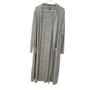NWT 32 degrees Heat Women's S/M Long Open Front Lightweight Cardigan/Duster